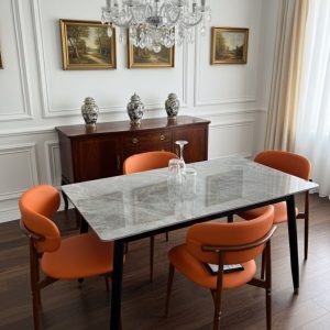 Marble Top Dining Table