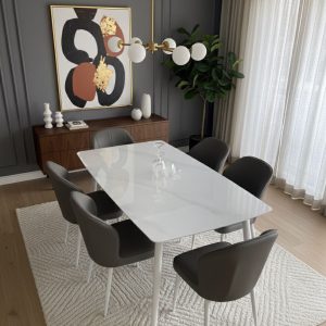 Marble Top Dining Table