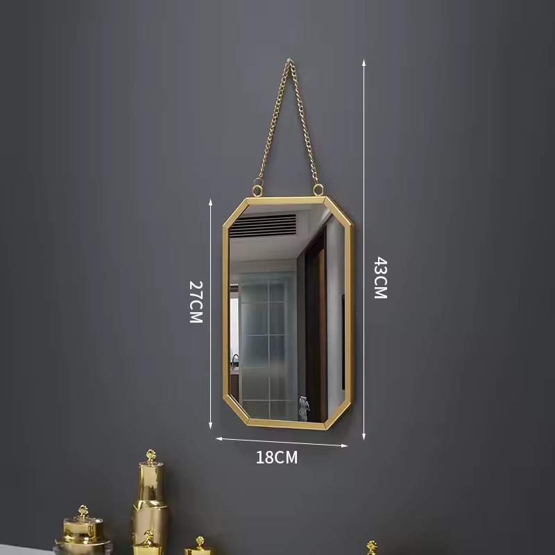 Octagonal Wall Mirror (35.5 cm) - Image 4