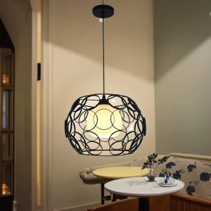 Metal Cage Pendant Light