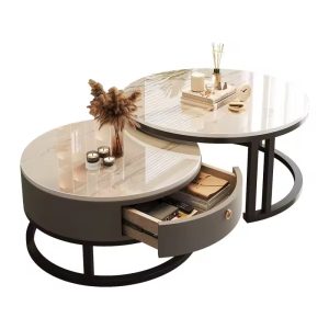 Round Nesting Coffee Table