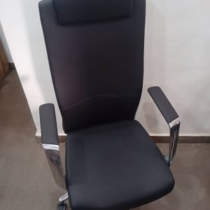 Premium High-Back Executive Leather Swivel Chair