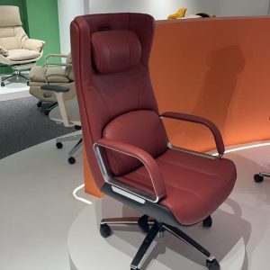 Executive Ergonomic Leather Swivel Chair