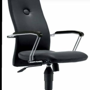 Rexine Executive High-Back Swivel Office Chair