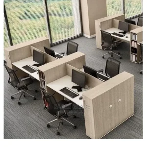 Storage-Integrated Cubicle Workstation
