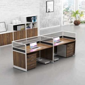 Aura Timber Cubicle Workstation