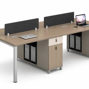 Apex 4-Person Modular Office Workstation