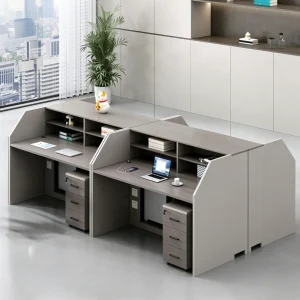 ApexPro Modular 4-Person Open-Plan Office Workstation