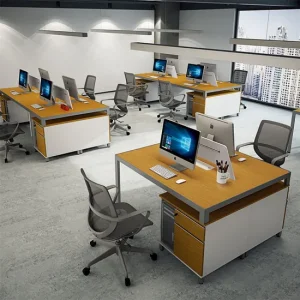 Quad Open-Plan Workstation
