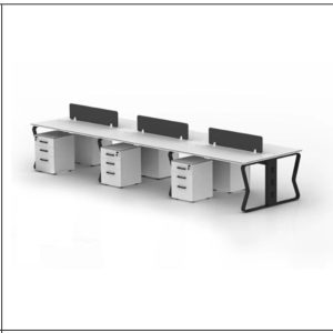 Matrix Contour-Loop 6-Person Face-to-Face Workstation