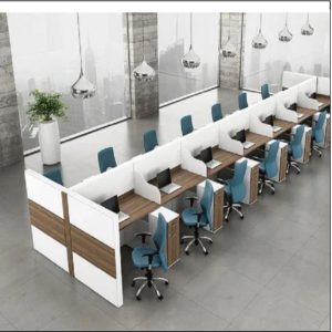 Horizon Ridge 14-Person Face-to-Face Modular Cubicle System