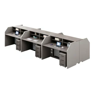 ApexPro Modular 6-Person Open-Plan Office Workstation