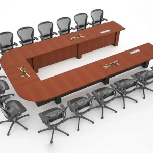 Forum U-Shaped Executive Boardroom & Video Conference Table